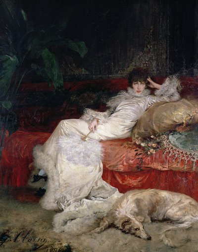 Sarah Bernhardt by Georges Clairin